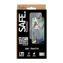 PanzerGlass SAFE. by ® Screen Protector w. Black Frame iPho | JDB-Info