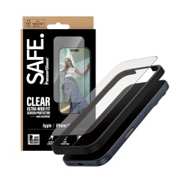 PanzerGlass SAFE. by ® Screen Protector w. Black Frame iPho | JDB-Info