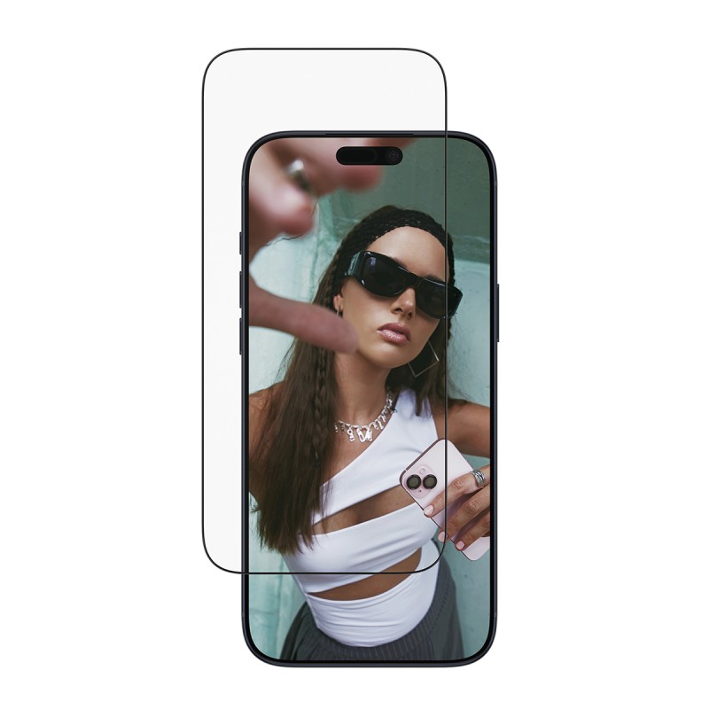 PanzerGlass SAFE. by ® Screen Protector w. Black Frame iPho | JDB-Info