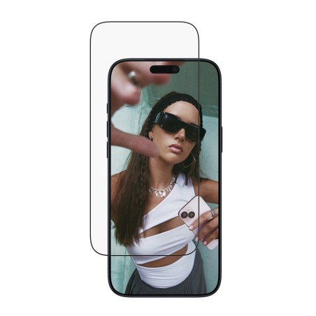 PanzerGlass SAFE. by ® Screen Protector w. Black Frame iPho | JDB-Info