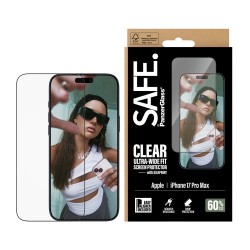 PanzerGlass SAFE. by ® Screen Protector w. Black Frame iPho | JDB-Info