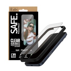 PanzerGlass SAFE. by ® Screen Protector w. Black Frame iPho | JDB-Info