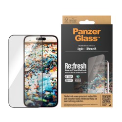 PanzerGlass ® Re:fresh Screen Protector iPhone 15 | Ultra-W | JDB-Info