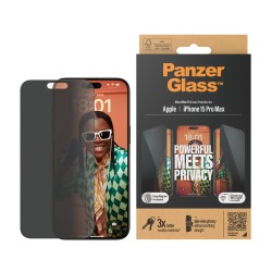 PanzerGlass ® Privacy Screen Protector iPhone 15 Pro Max | | JDB-Info