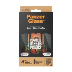 PanzerGlass ® Privacy Screen Protector iPhone 15 Pro Max | | JDB-Info