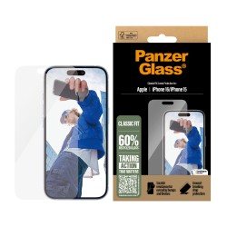 PanzerGlass ® Screen Protector iPhone 16 | 15 | Classic Fit | JDB-Info