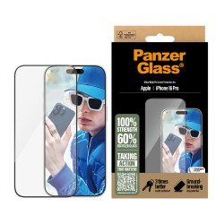 PanzerGlass ® Screen Protector iPhone 16 Pro | Ultra-Wide F | JDB-Info