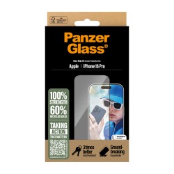 PanzerGlass ® Screen Protector iPhone 16 Pro | Ultra-Wide F | JDB-Info