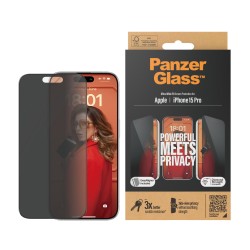 PanzerGlass ® Privacy Screen Protector iPhone 15 Pro | Ultr | JDB-Info