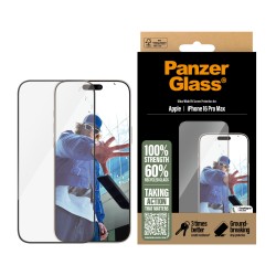 PanzerGlass ® Screen Protector iPhone 16 Pro Max | Ultra-Wi | JDB-Info