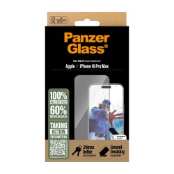 PanzerGlass ® Screen Protector iPhone 16 Pro Max | Ultra-Wi | JDB-Info