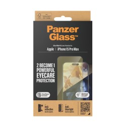 PanzerGlass ® EyeCARE™ Screen Protection iPhone 15 Pro Max | JDB-Info