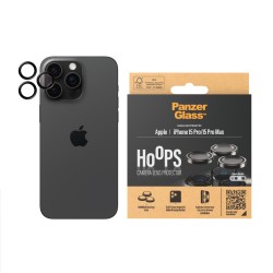PanzerGlass ® Hoops® Metal Camera Lens Protector Black iPho | JDB-Info