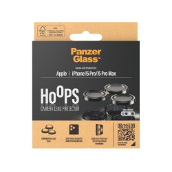 PanzerGlass ® Hoops® Metal Camera Lens Protector Black iPho | JDB-Info
