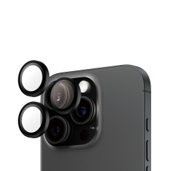PanzerGlass ® Hoops® Camera Lens Protector Black iPhone 16 | JDB-Info