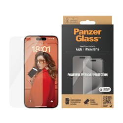 PanzerGlass ® Screen Protector iPhone 15 Pro | Classic Fit | JDB-Info