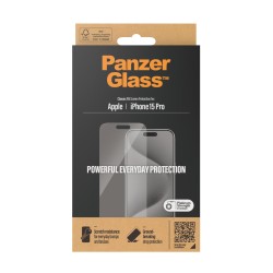 PanzerGlass ® Screen Protector iPhone 15 Pro | Classic Fit | JDB-Info