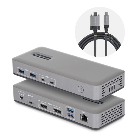 StarTech.com Station d'Accueil USB-C pour Deux écrans, Deux | JDB-Info