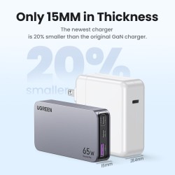 Ugreen Nexode Pro 65W GaN Travel Charger Intérieure | JDB-Info