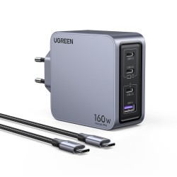 Ugreen Nexode Pro 160W GaN Charger with USB-C Cable Univers | JDB-Info