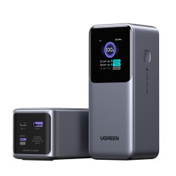 Ugreen 20000mAh 130W Fast Charging Powerbank Lithium Gris | JDB-Info