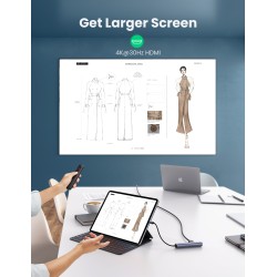 Ugreen 10919 station d'accueil Avec fil USB 3.2 Gen 1 (3.1 | JDB-Info