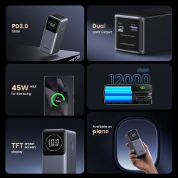 Ugreen 12000mAh 100W Fast Charging Powerbank | JDB-Info