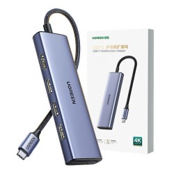 Ugreen 20956A hub & concentrateur USB Type-C 5000 Mbit/s Ar | JDB-Info