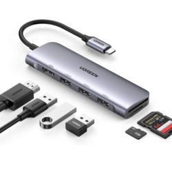 Ugreen 20956A hub & concentrateur USB Type-C 5000 Mbit/s Ar | JDB-Info
