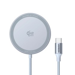 Ugreen MagFlow Smartphone Gris USB Recharge sans fil Auto | JDB-Info
