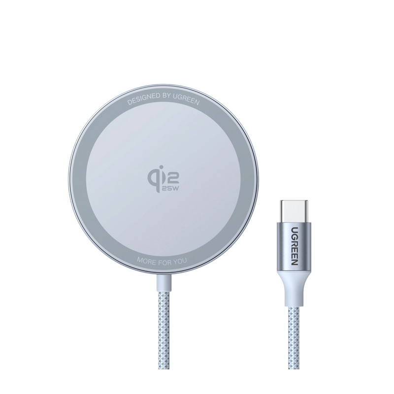 Ugreen MagFlow Smartphone Gris USB Recharge sans fil Auto | JDB-Info