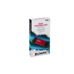 Kingston Technology 512GB Dual USB-A/C Portable SSD, Up to | JDB-Info