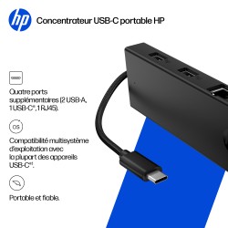 HP Concentrateur USB-C Portable | JDB-Info