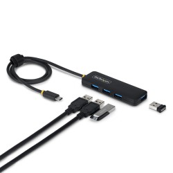 StarTech.com Hub USB-C à 4 Ports, SuperSpeed 5Gbps, Adaptat | JDB-Info