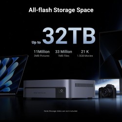 Ugreen DXP480T Plus NAS Bureau Intel® Core™ i5 8 Go DDR5 Gr | JDB-Info