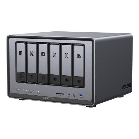 Ugreen DXP6800 Pro NAS Bureau Intel® Core™ i5 8 Go DDR5 Gri | JDB-Info