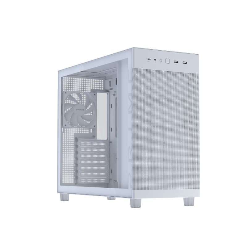 ASUS PRIME AP303 TG White Midi Tower Blanc | JDB-Info