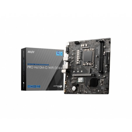 MSI PRO H610M-G WIFI DDR4 carte mère Intel H610 LGA 1700 mi | JDB-Info