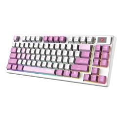 MSI FORGE GK600 TKL WIRELESS VIOLET clavier Gaming USB + Bl | JDB-Info