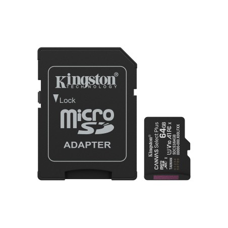 Kingston Technology 64GB microSDXC Canvas Select Plus Gen3 | JDB-Info