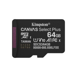Kingston Technology 64GB microSDXC Canvas Select Plus Gen3 | JDB-Info