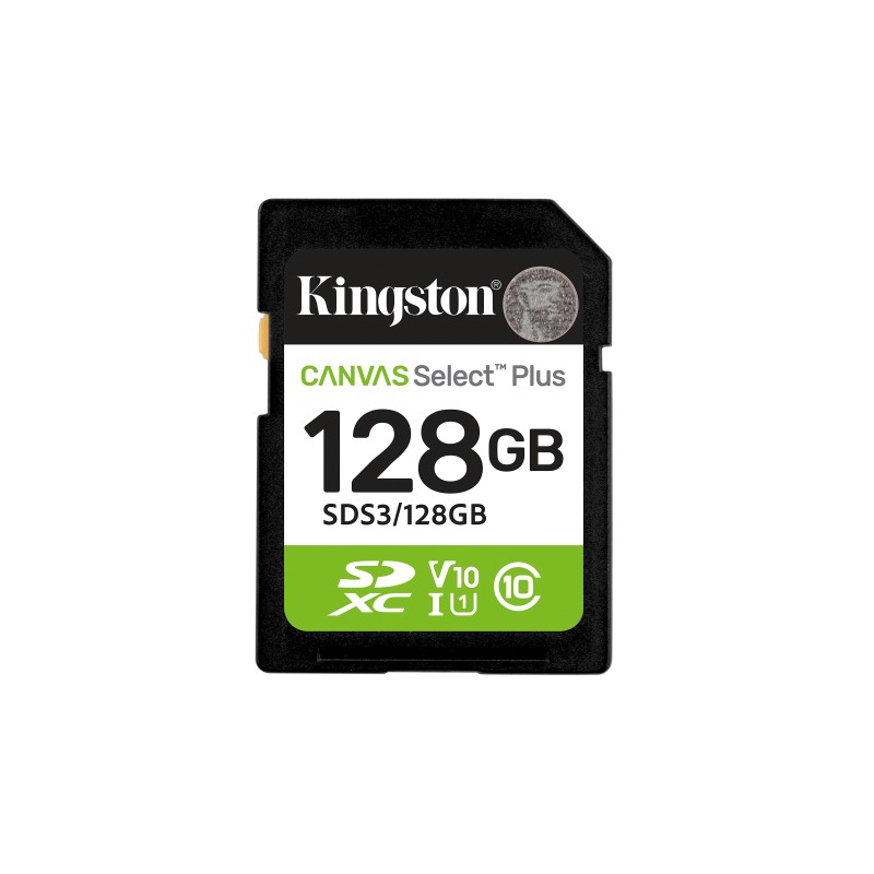 Kingston Technology 128 Go SDXC Canvas Select Plus Gen3 150 | JDB-Info