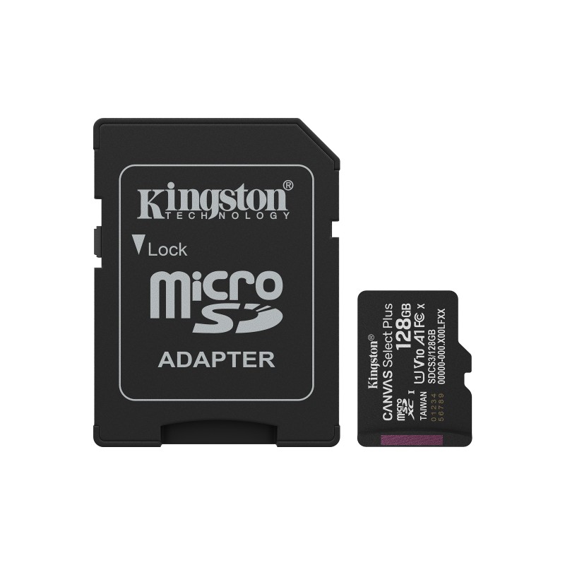 Kingston Technology 128GB microSDXC Canvas Select Plus Gen3 | JDB-Info