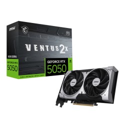 MSI GEFORCE RTX 5050 8G VENTUS 2X OC carte graphique NVIDIA | JDB-Info