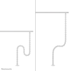 Neomounts ADS06-130WH Colonne vertébrale - fixation à vis - | JDB-Info