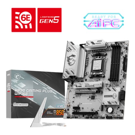 MSI B850 GAMING PLUS WIFI6E AMD B850 Emplacement AM5 ATX | JDB-Info