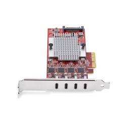 StarTech.com Carte PCIe USB-C 4 Ports, USB 3.2 10 Gbps, Car | JDB-Info